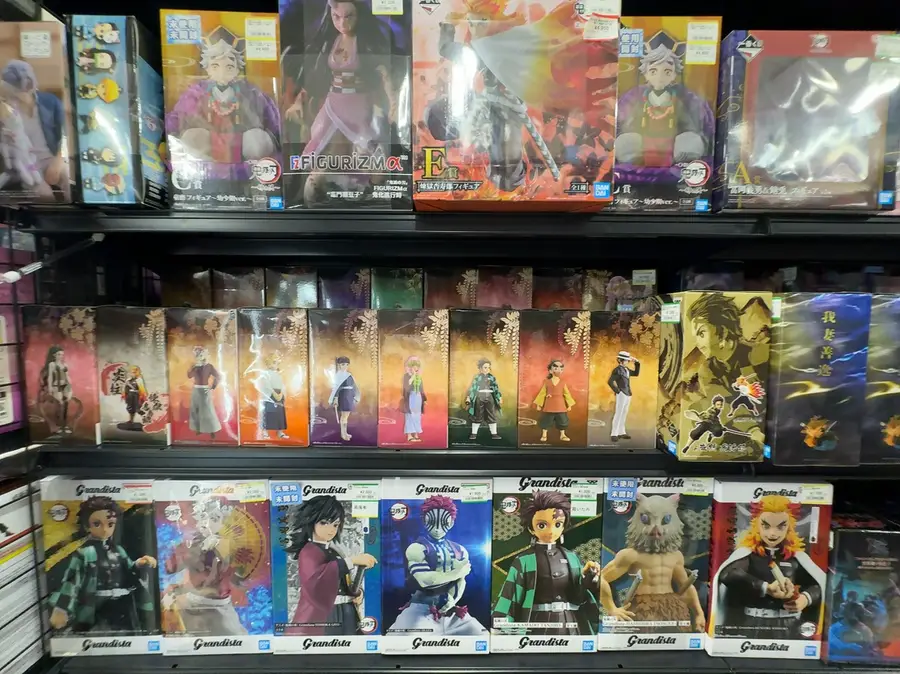 Demon Slayer figure shelf 2
