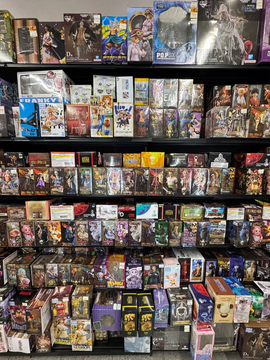 One Piece figure shelf
