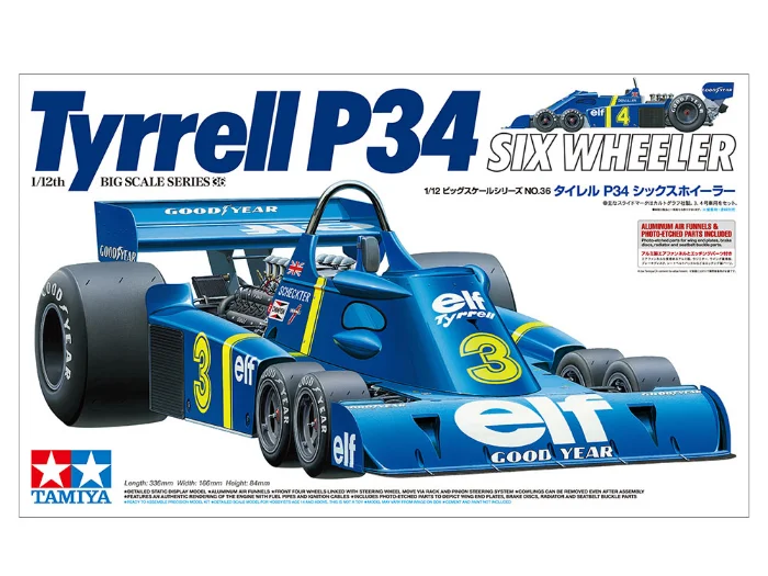Tyrrell P34 SIX WHEELER (w/PHOTO-ETCHED PARTS)