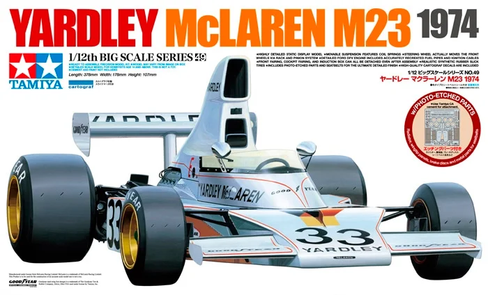 Yardley McLaren M23 (w/PE Parts)