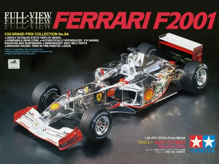FULL-VIEW FERRARI F2001