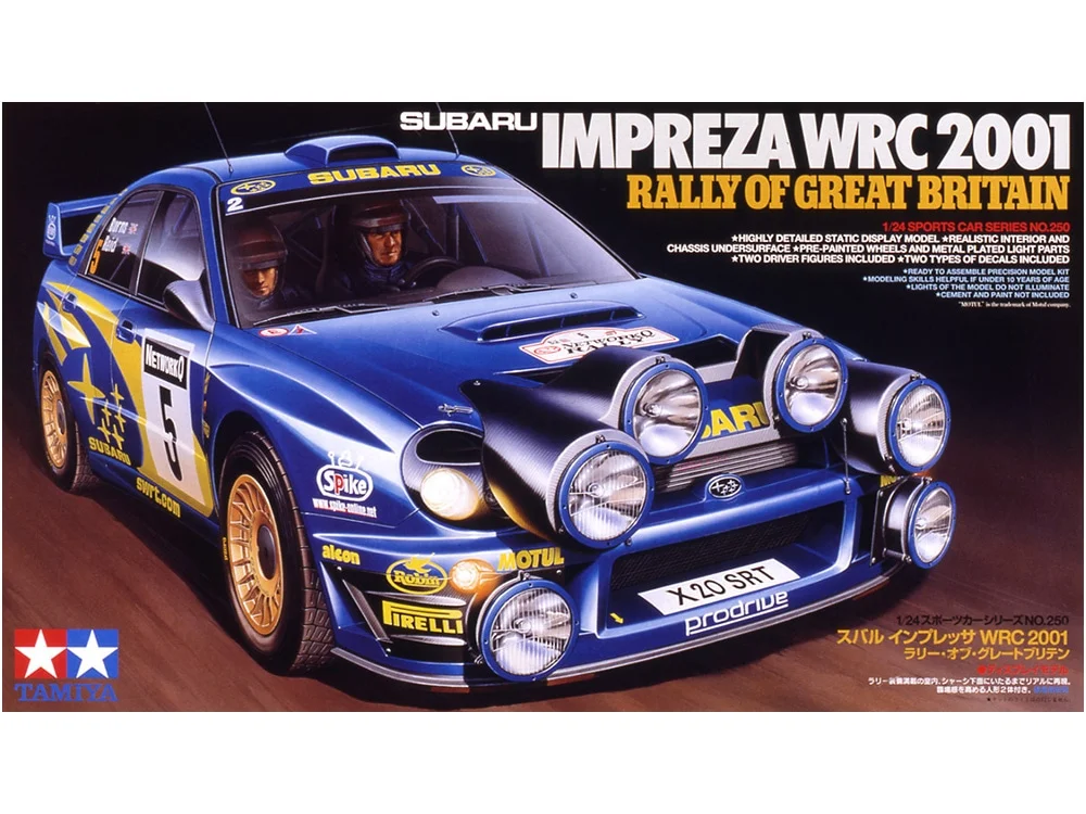 SUBARU IMPREZA WRC 2001 RALLY OF GREAT BRITAIN
