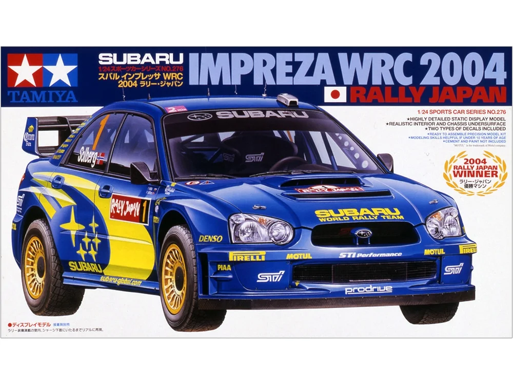 SUBARU IMPREZA WRC 2004 RALLY JAPAN