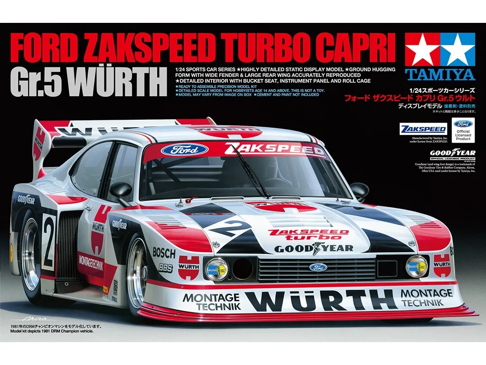 FORD ZAKSPEED TURBO CAPRI Gr.5 WURTH