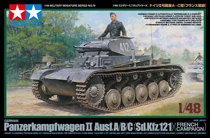 GERMAN Panzerkampfwagen II Ausf.A/B/C (Sd.Kfz.121) (FRENCH CAMPAIGN)