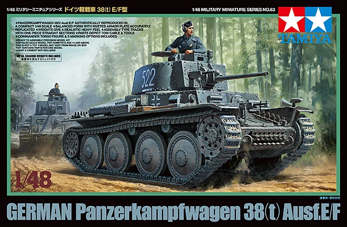GERMAN PANZERKAMPFWAGEN 38(t) Ausf.E/F