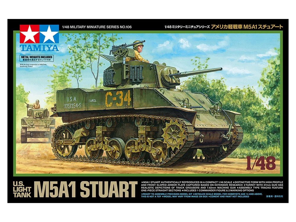 U.S. LIGHT TANK M5A1 STUART