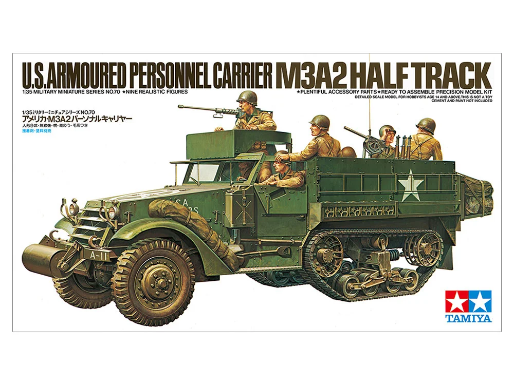 U.S. ARMORED PERSONNEL CARRIER M3A2 HALF-TRACK