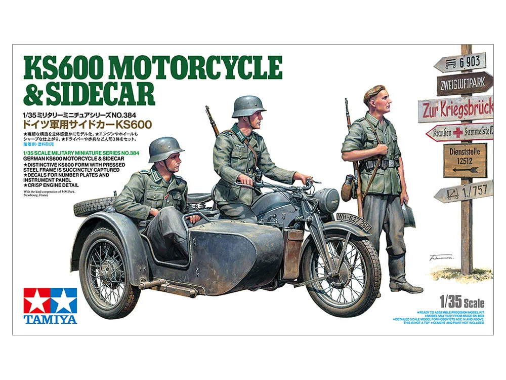 GERMAN KS600 MOTORCYCLE & SIDECAR