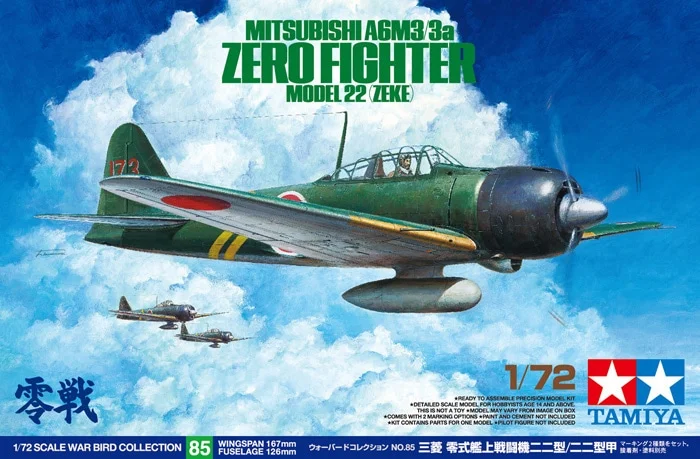 MITSUBISHI A6M3/3a ZERO FIGHTER MODEL 22 (ZEKE)