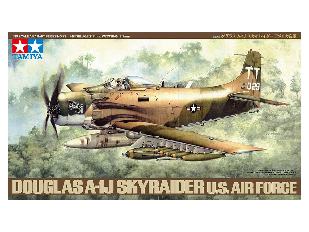 DOUGLAS A-1J SKYRAIDER U. S. AIR FORCE