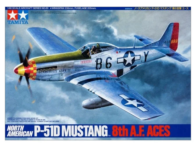 NORTH AMERICAN P-51D MUSTANG 8th A.F. ACES