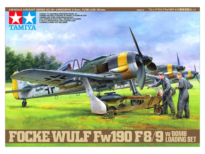 Focke-Wulf Fw190 F-8/9 w/BOMB LOADING SET