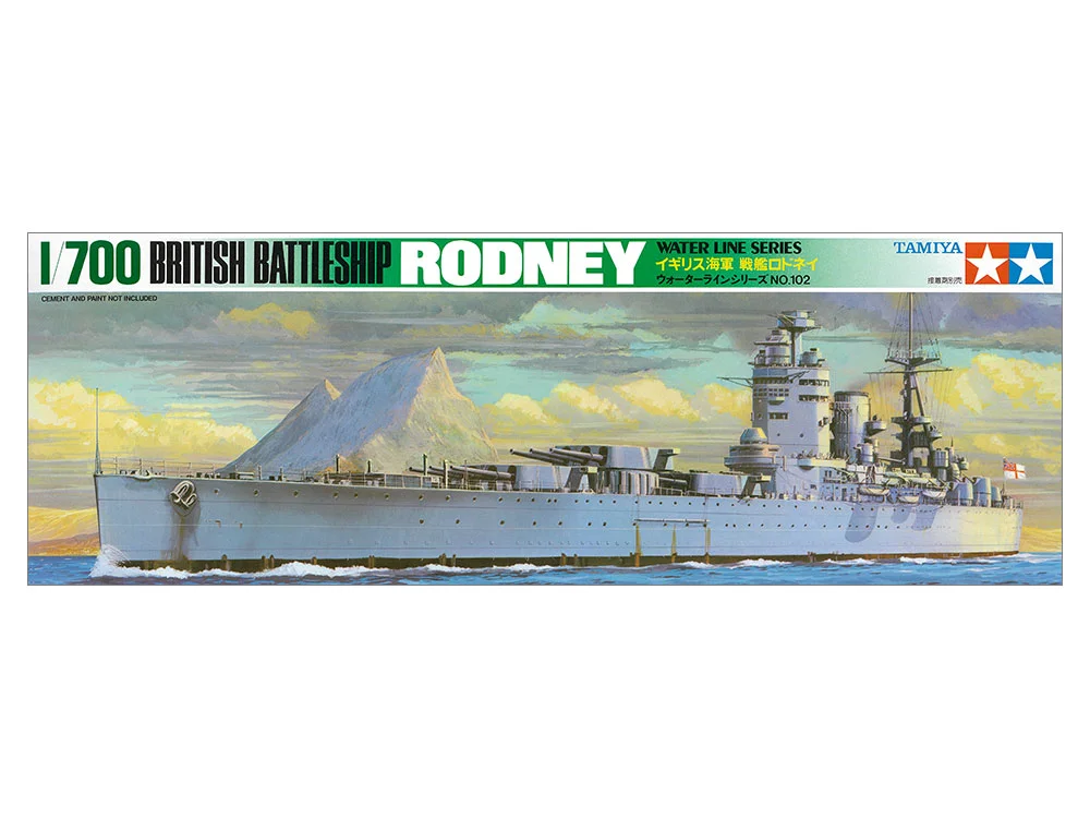 1/700 SCALE British Battleship Rodney