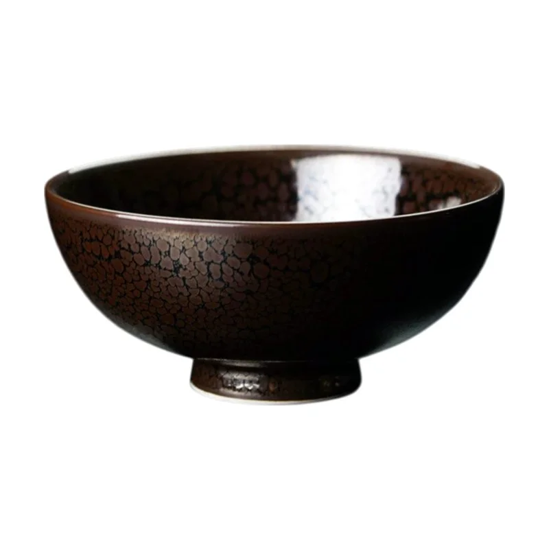 Arita Ware Dragon Scale Oil Drop Tenmoku Chawan