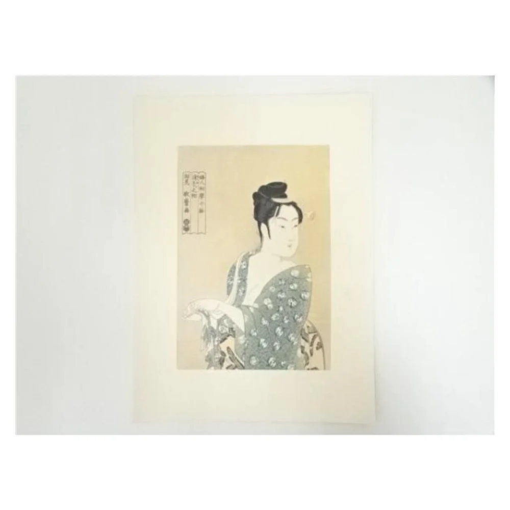 Kitagawa Utamaro – Ten Classes of Women's Physiognomy: The Fancy-free Type (Hand-printed Woodblock)