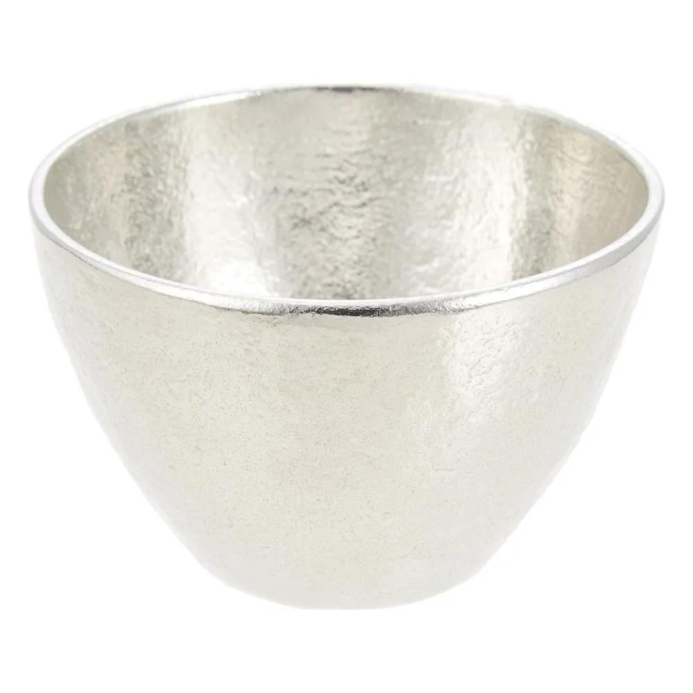 NOUSAKU 100% Tin Sake Cups & Katakuchi Pourers