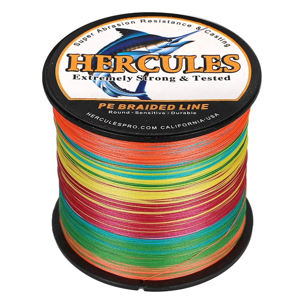 HERCULES PE Braided Fishing Line 0.2-12 (Various Sizes) / 100m-2000m Length Options
