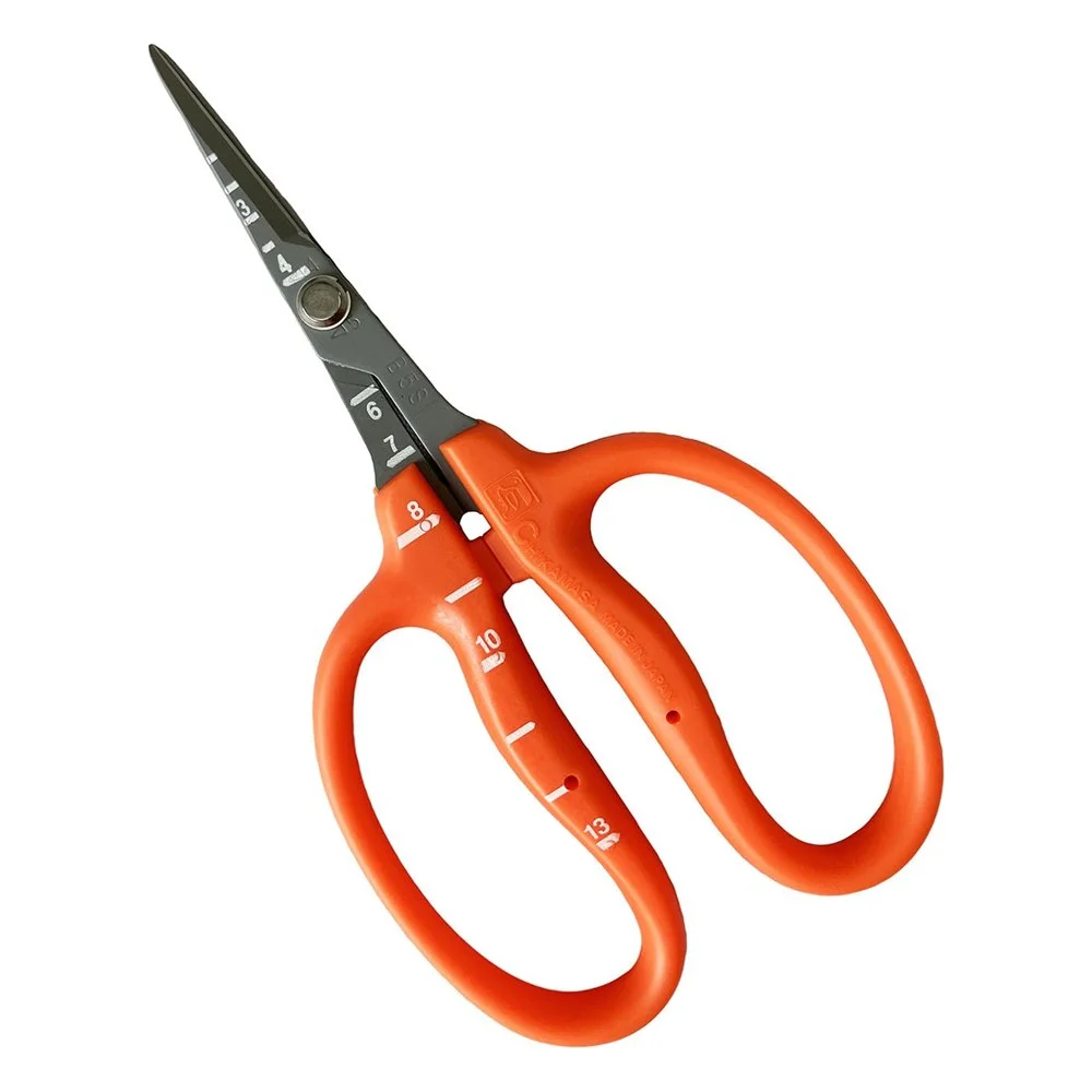 Chikamasa Stainless Fluorine-Coated Trimming Scissors (B-500SF / B-500SLF)