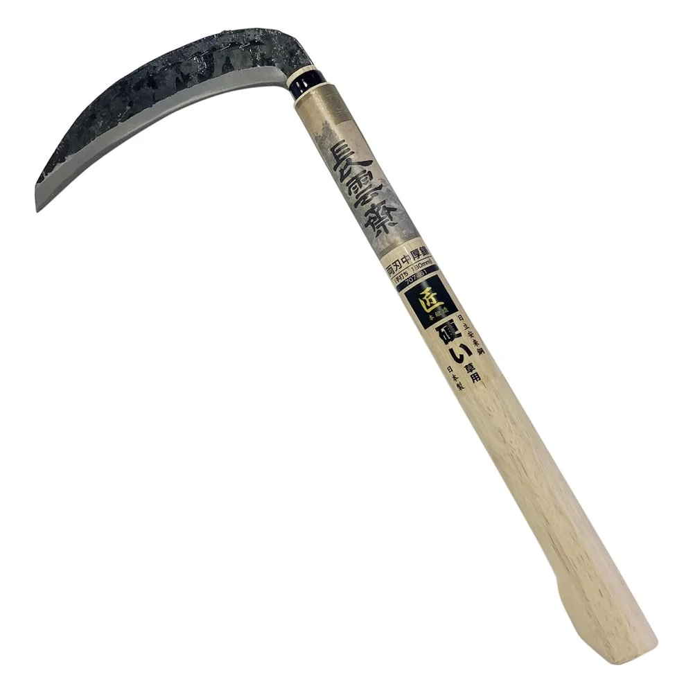 Chounsai Double-edged Medium-thick Sickle 180 mm (Hitachi Yasugi Steel)