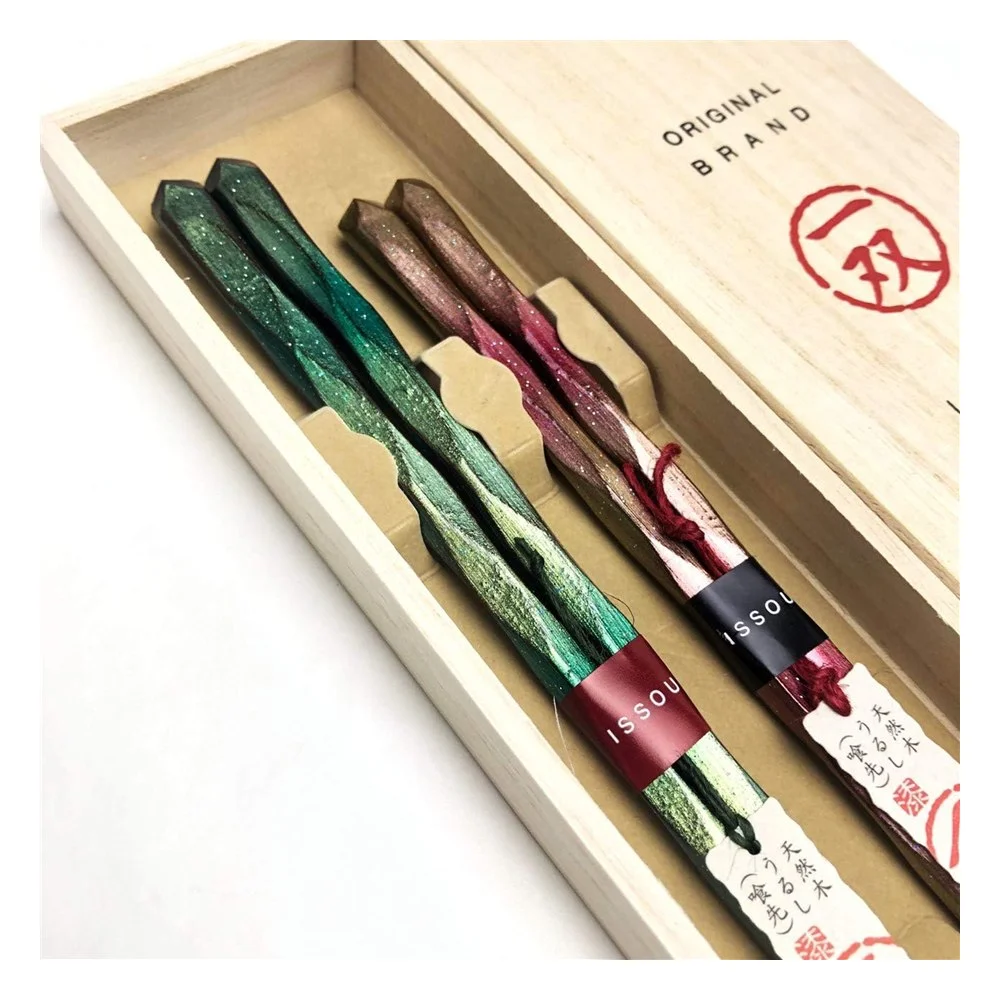 Japanese Chopsticks (Hashi) – Wakasa-nuri Lacquered Pairs, Gift Boxes & Sets