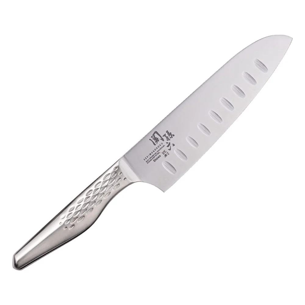Seki Magoroku Shoso Santoku Knife, Dimpled 165 mm (AB5157)