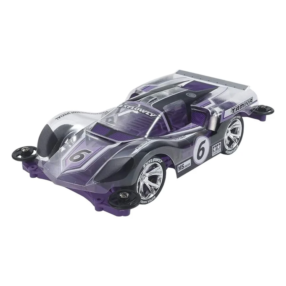 TAMIYA Mini 4WD Exflowly Polycarbonate Body Special, Purple (MS Chassis)