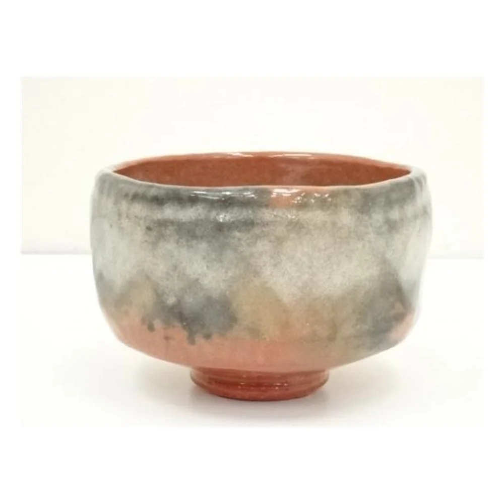 Red Raku Tea Bowl "Zuiun" by Sasaki Shoraku (松楽), Box Inscribed by Kobayashi Taigen of Daitokuji