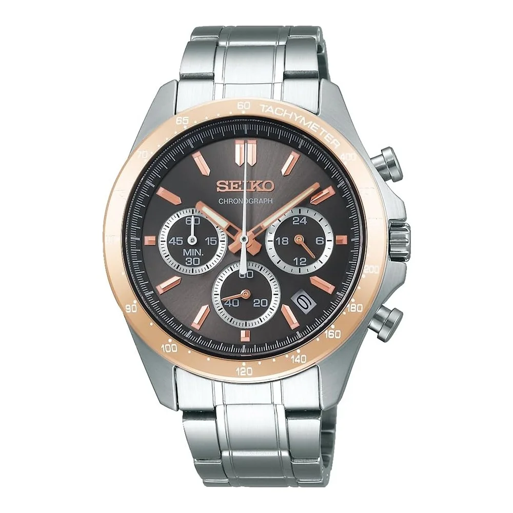 SEIKO SELECTION Quartz Chronograph SBTR026 – Brown Dial