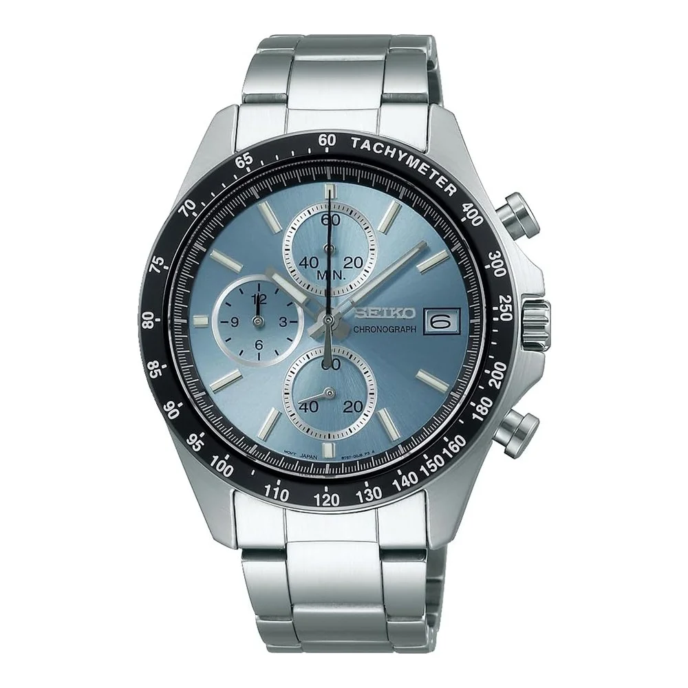 SEIKO SELECTION Quartz Chronograph SBTR029 – Light Blue Dial