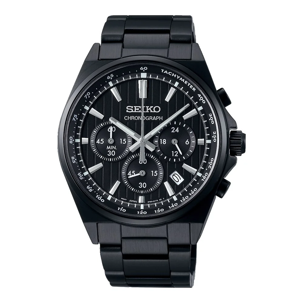 SEIKO SELECTION S Series Quartz Chronograph SBTR037 – Black Dial