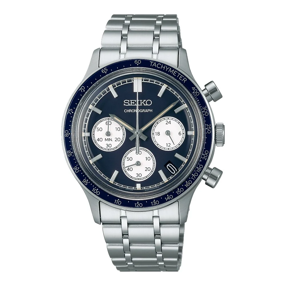 SEIKO SELECTION S Series Quartz Chronograph SBTR053 – Navy Blue Dial