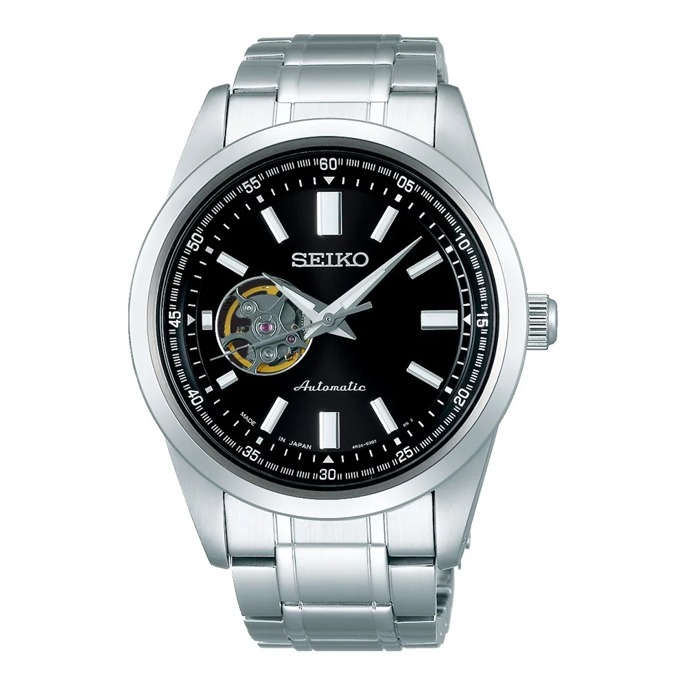 SEIKO SELECTION Automatic Open Heart SCVE053 – Black Dial