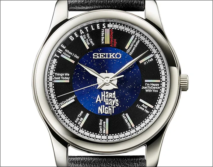 SEIKO x THE BEATLES A Hard Day's Night 60th Anniversary Official Watch