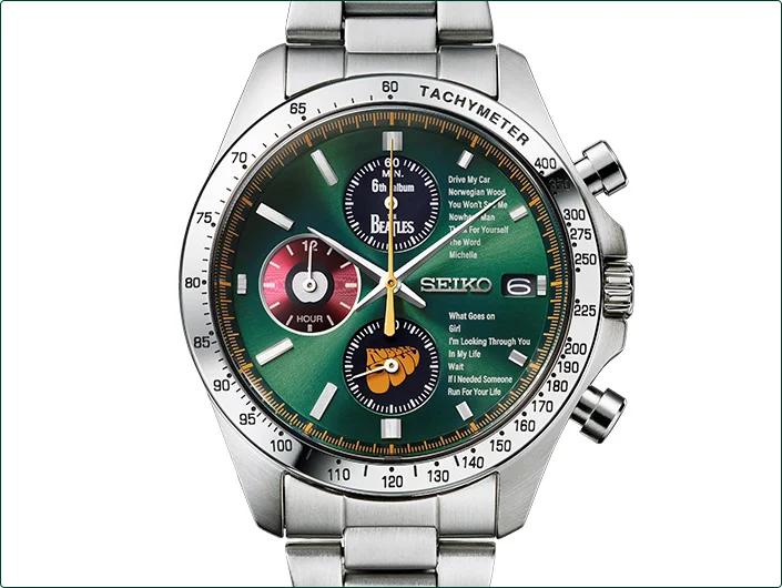 SEIKO x THE BEATLES Rubber Soul 60th Anniversary Official Watch