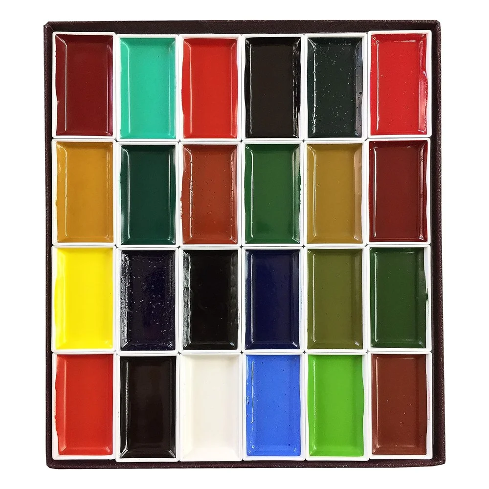 Gansai Japanese Watercolours & Sumi-e Colour Ink Sets – Kissho, Bokuundo, Kuretake