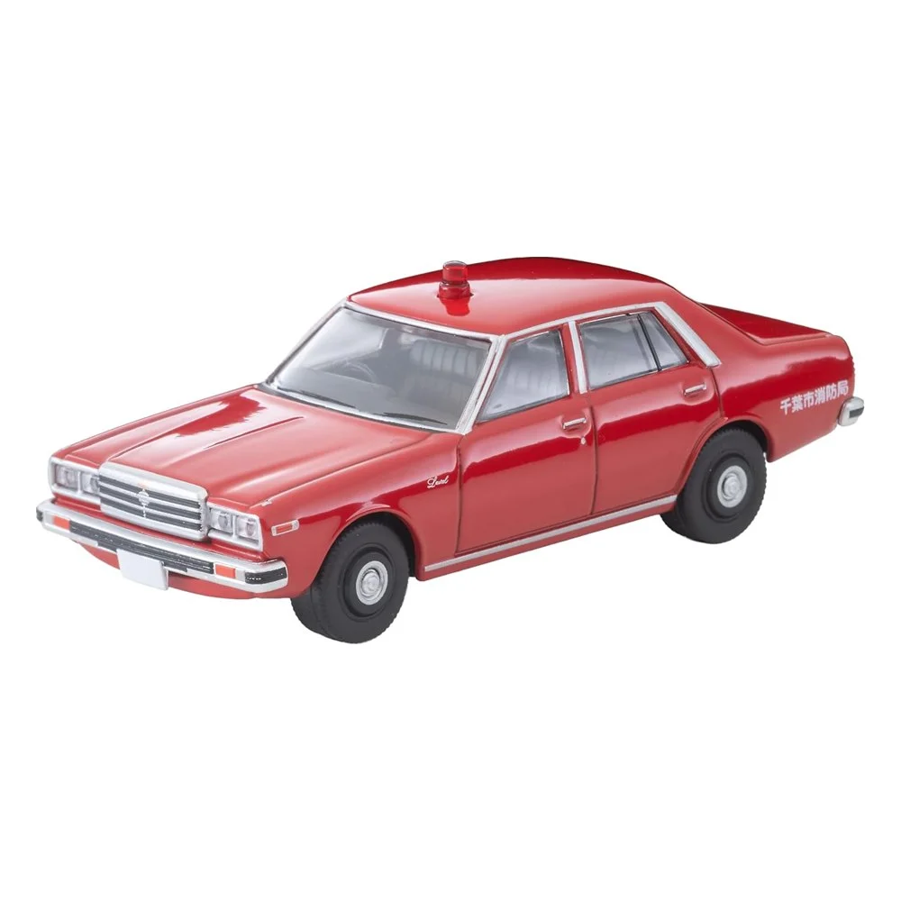 Tomica Limited Vintage Nissan Laurel 1800 Custom Fire Command Car 1978, Chiba City Fire Bureau