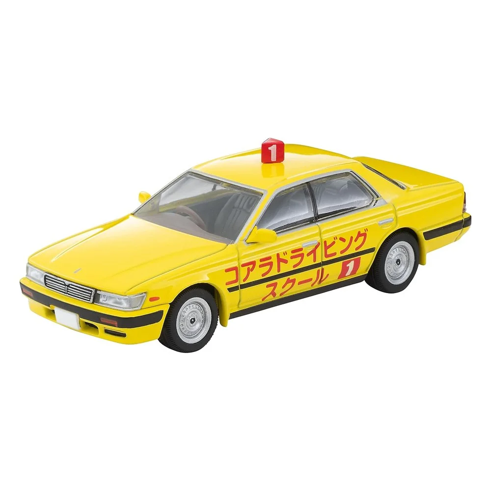 Tomica Limited Vintage Nissan Laurel Driving School Car 1992, Yellow