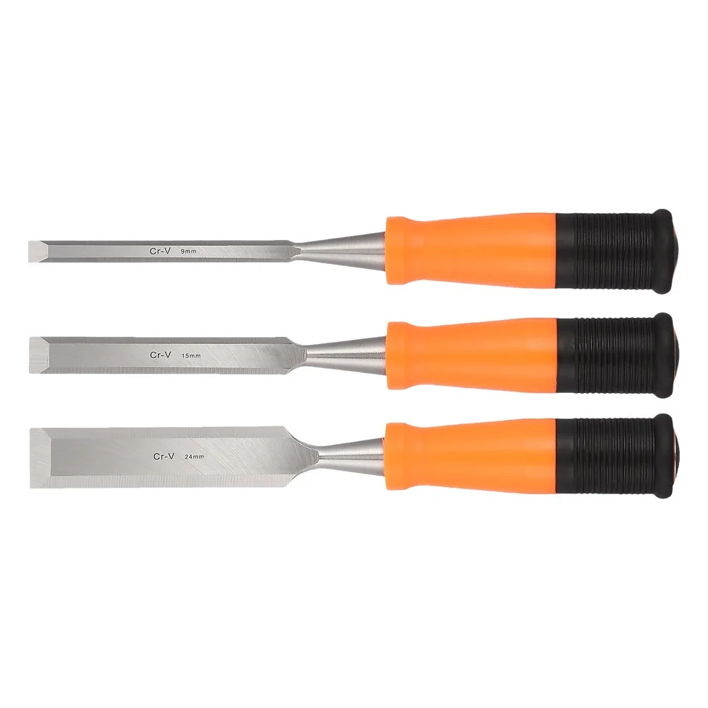 Takagi M&M Woodworking Chisel Set, Regular, 3 Pieces (9 / 15 / 24 mm)