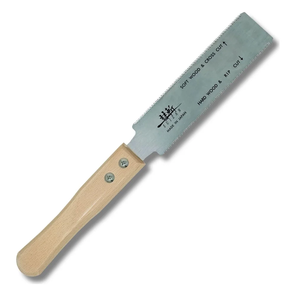 SUIZAN Ryoba Double-Edge Pull Saw (Replaceable Blade)