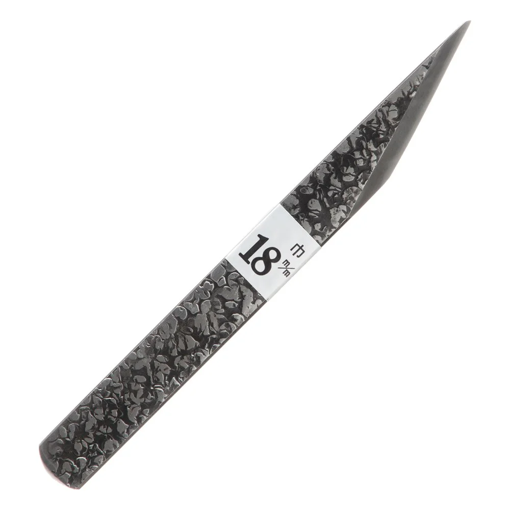 KAKURI Ryuzo Kiridashi Knife, Hammered Finish (18 / 21 / 24 mm)