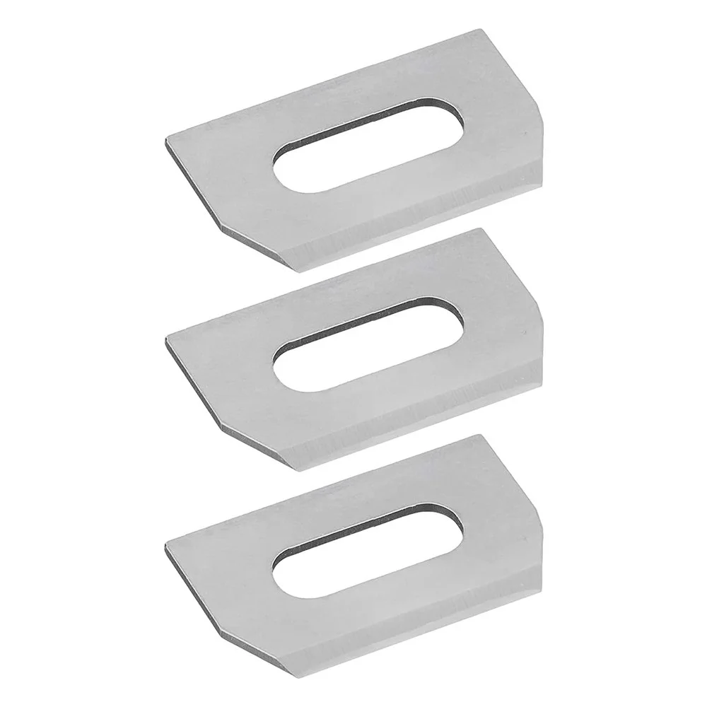 KAKURI Replacement Blades for Replaceable-Blade Hand Plane, 3 Pieces (30–70 mm)