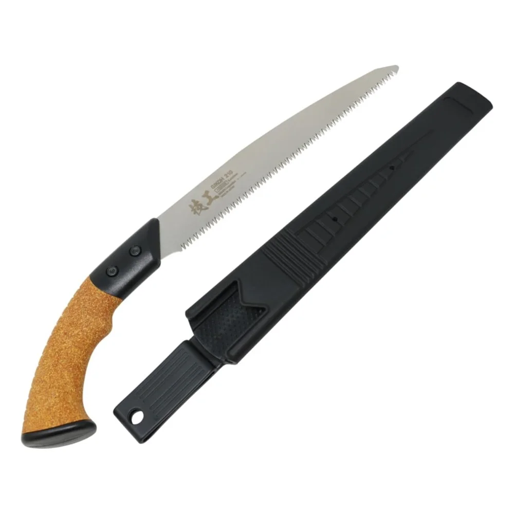 KAKURI Giko Multi-purpose Replaceable-Blade Saw 210 mm, Cork Handle, with Sheath