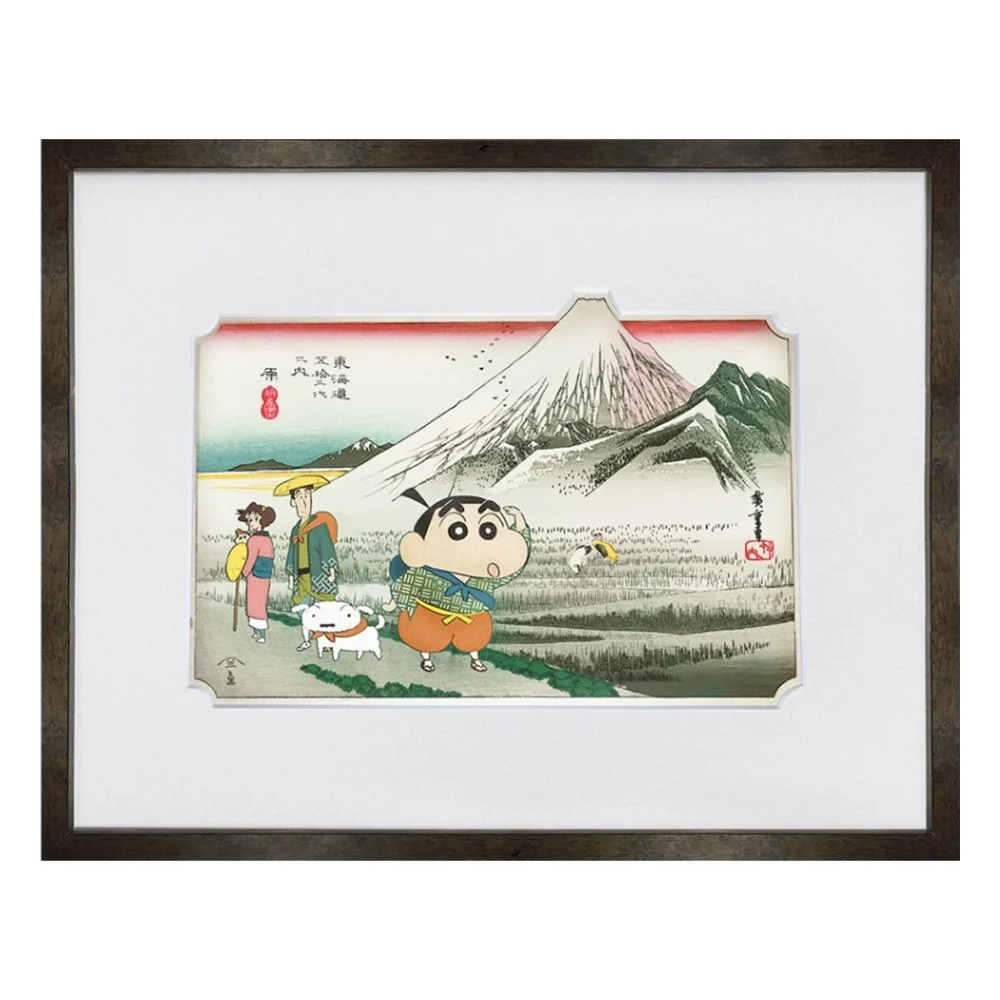Anime × Ukiyo-e – Crayon Shin-chan, Natsume's Book of Friends, BLEACH