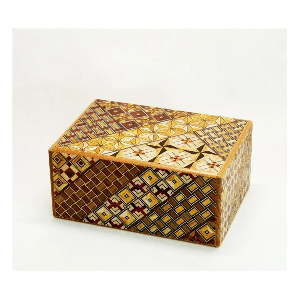 Hakone Yosegi Secret Puzzle Box (Himitsu-bako) – Handmade in Japan
