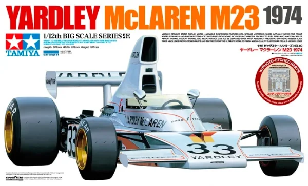 Yardley McLaren M23 (w/PE Parts)