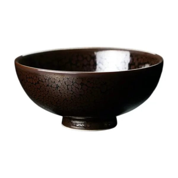 Arita Ware Dragon Scale Oil Drop Tenmoku Chawan