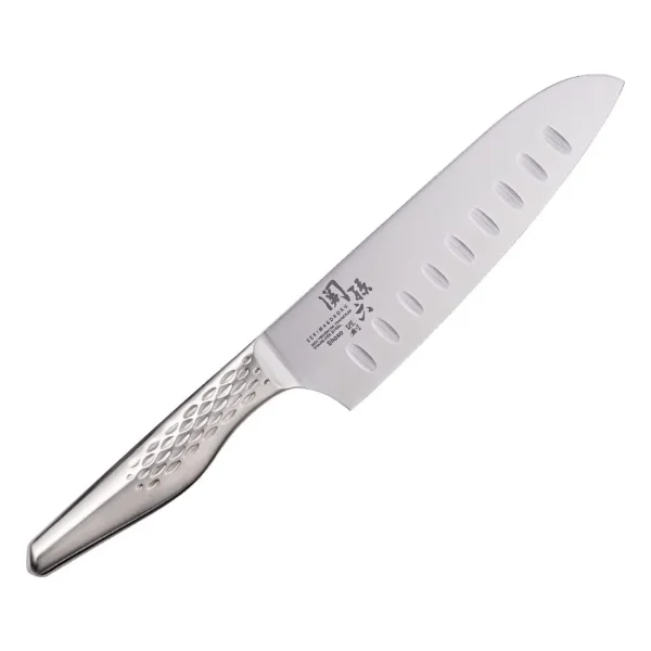 Seki Magoroku Shoso Santoku Knife, Dimpled 165 mm (AB5157)