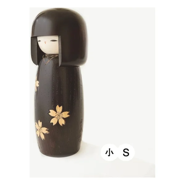 Usaburo Kokeshi – Zogan (Inlaid) Kokeshi