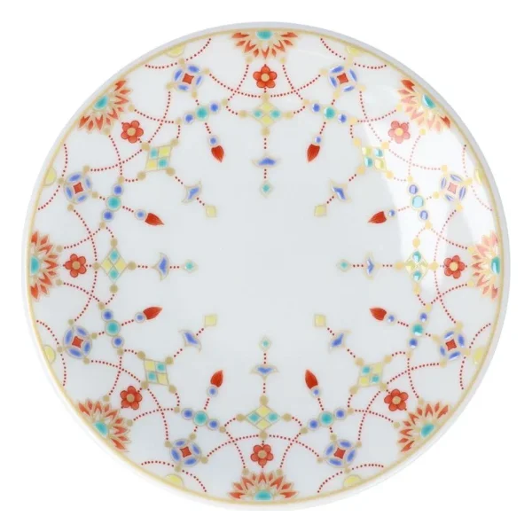 Kutani Ware Small Plate 12 cm, Kissho Lucky Designs (Seikou Kiln)